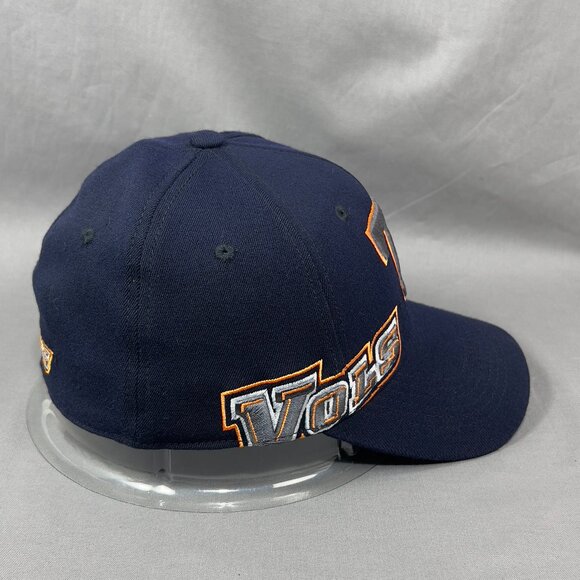 TOW Tennessee Volunteers NCAA One Fit Hat Navy Football Stretch Baseball Mens - Picture 5 of 15